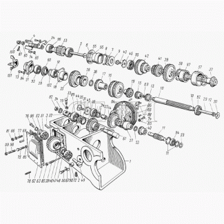 Шестерни, валы КПП ЮМЗ-6, МТЗ-80 (производство СССР)