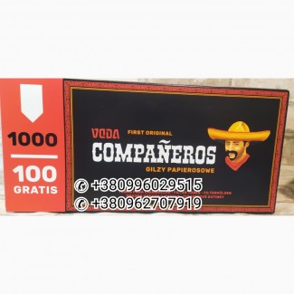 Продам сигаретные гильзы Companeros 1100 шт