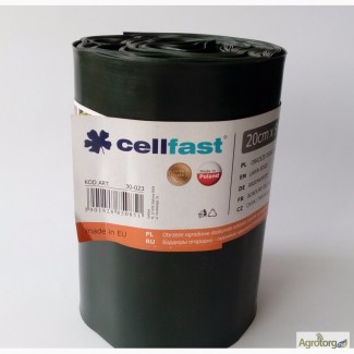 Cellfast. Газонний бордюр (стрічка) 20см х 9м, темно-зеленого кольору