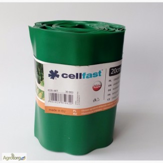 Cellfast. Газонна стрічка (бордюр) 20см х 9м, зеленого кольору