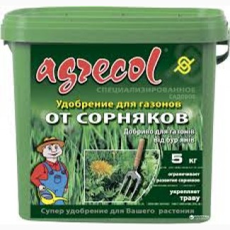 Agrecol удобрение для газонов от сорняков 5кг