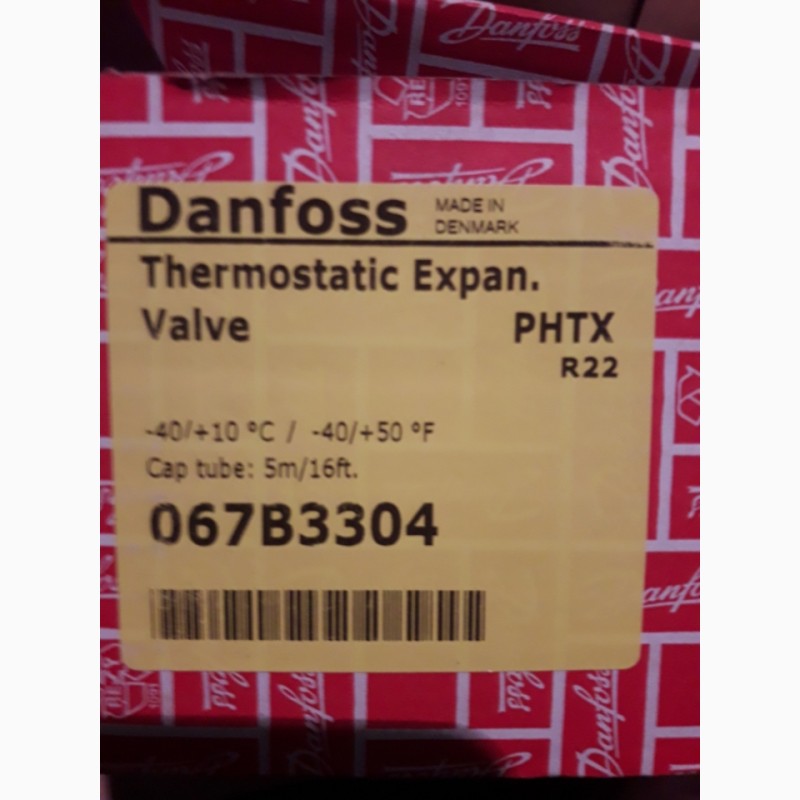 Фото 3. Danfoss PHT 067B3304 - Силовой элемент для ТРВ