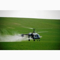 Защита растений от вредителей вертолётами - услуги агро авиации
