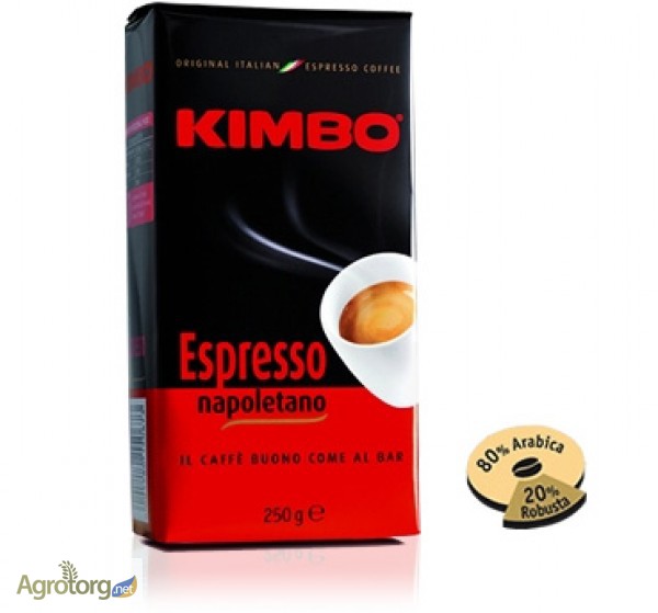 Фото 2. Кофе молотый Kimbo Macinato Fresco, 250 г.