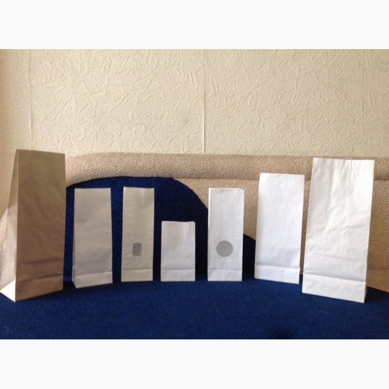Фото 4. Бумажные пакеты с прямоугольным дном изготовление и продажа