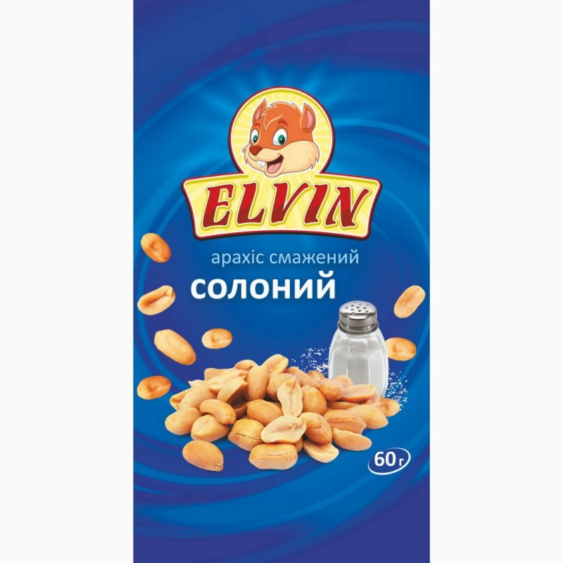 Фото 2. Пропоную арахіс смажений з різними смаками 60 г TM Elvin
