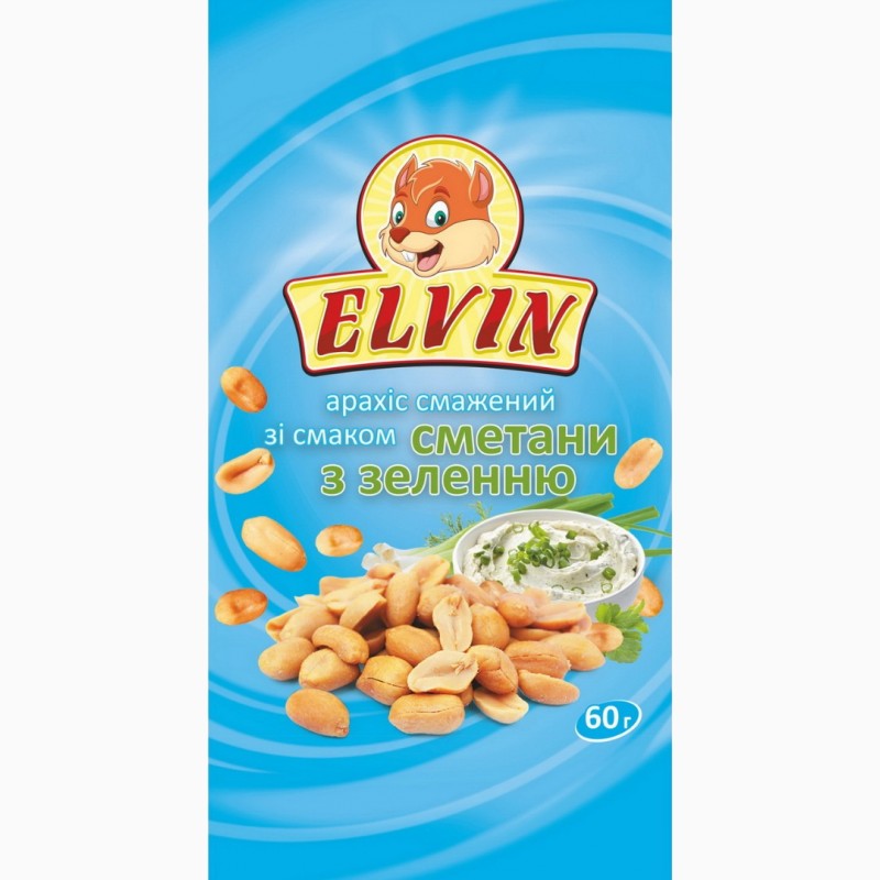 Фото 3. Пропоную арахіс смажений з різними смаками 60 г TM Elvin