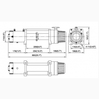 Гидравлическая лебедка ComeUp DV-9 12V