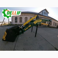 Усиленный погрузчик Dellif 1800 с крюком для биг бегов на трактор МТЗ, ЮМЗ, Т 40