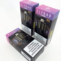 Електронка ELFBAR Combo 25000 тяг. Перемикання смаків: Смородина-Малина lt;=gt; Виноград