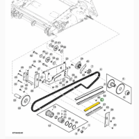Планка направляюча ланцюга транспортера комбайна John Deere H172475