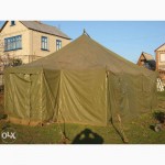 Навесы брезентовые, палатки армейские любых размеров, пошив