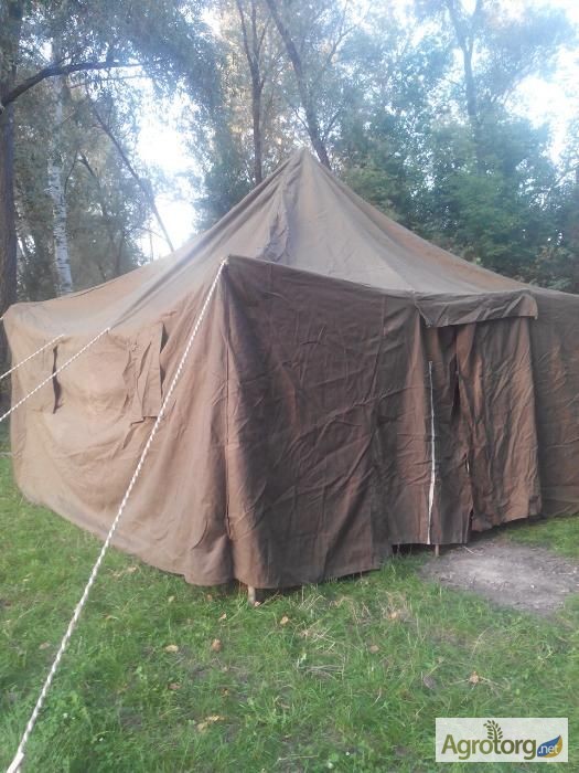 Фото 9. Навесы брезентовые, палатки армейские любых размеров, пошив