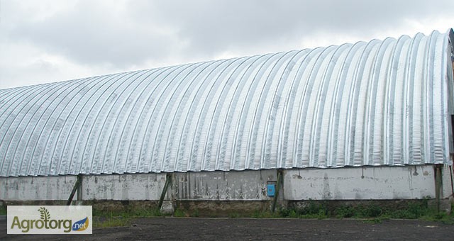 Фото 15. Бескаркасные арочные ангары, напольные зернохранилища, склады