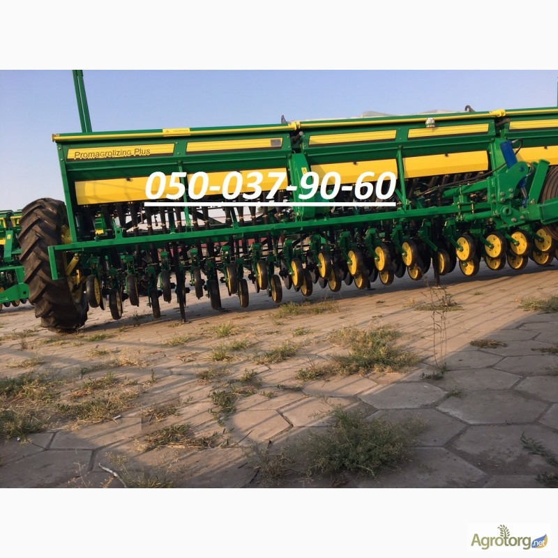 Фото 3. Мега зерновая Сеялка Harvest 630+транспортное устройство+прикатка давление на сошник 80 кг
