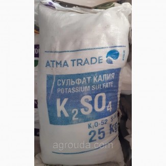 Сульфат калия, 25 кг K2O-50-52%. S-18%, 650 грн