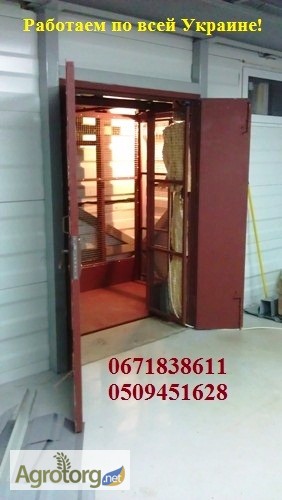 Фото 17. ГРУЗОВЫЕ ПОДЪЁМНИКИ-лифты на 500 кг, 1 тонна, 2, 3, 4, 5, 6. ПОД ЗАКАЗ. Монтаж