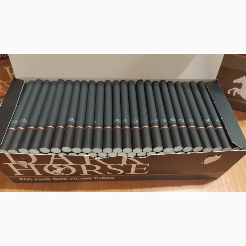 Фото 7. Сигаретные гильзы для табака dark Horsecopper Edition(коричневые)