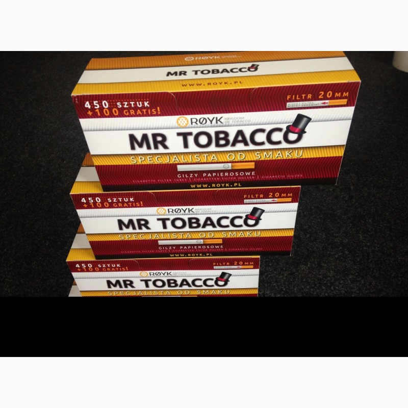 Гильзы для самокруток Mr. Tobacco 20 мм- 550 шт