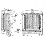 Радиатор 74.13.001-4 водяной (74.13.050-3) гусеничного трактора Т 74