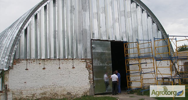 Фото 10. Бескаркасные ангары, склады, напольные зернохранилища