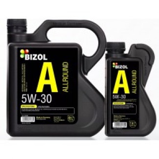 Комплект моторної оливи BIZOL Allround 5W-30 4л +1л за ціною 4л