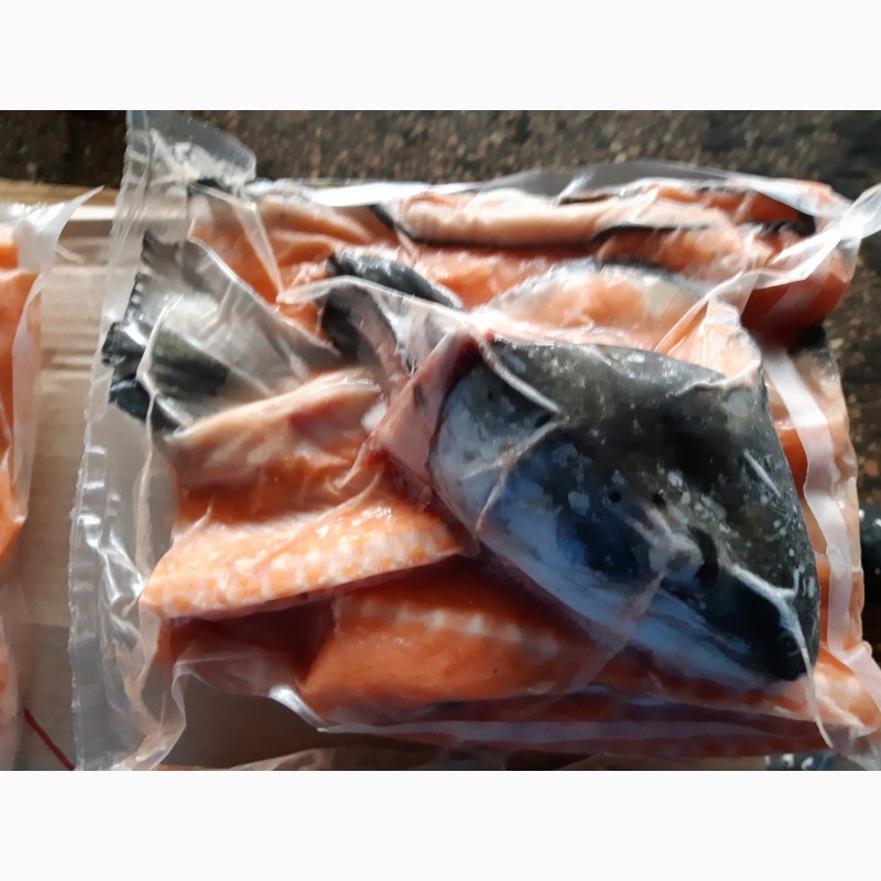Фото 2. Суповой набор рыбный (голова лосося+хребет лосося), замороженный