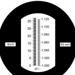 Портативный рефрактометр RSG-100ATC Brix (Сахароза от 0 до 32 %) SG (1.000-1.120) ATC