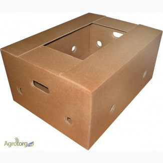 Яблочный ящик из картона