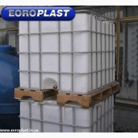 Продам емкость для воды еврокуб пластиковая б/у цена 1000 л